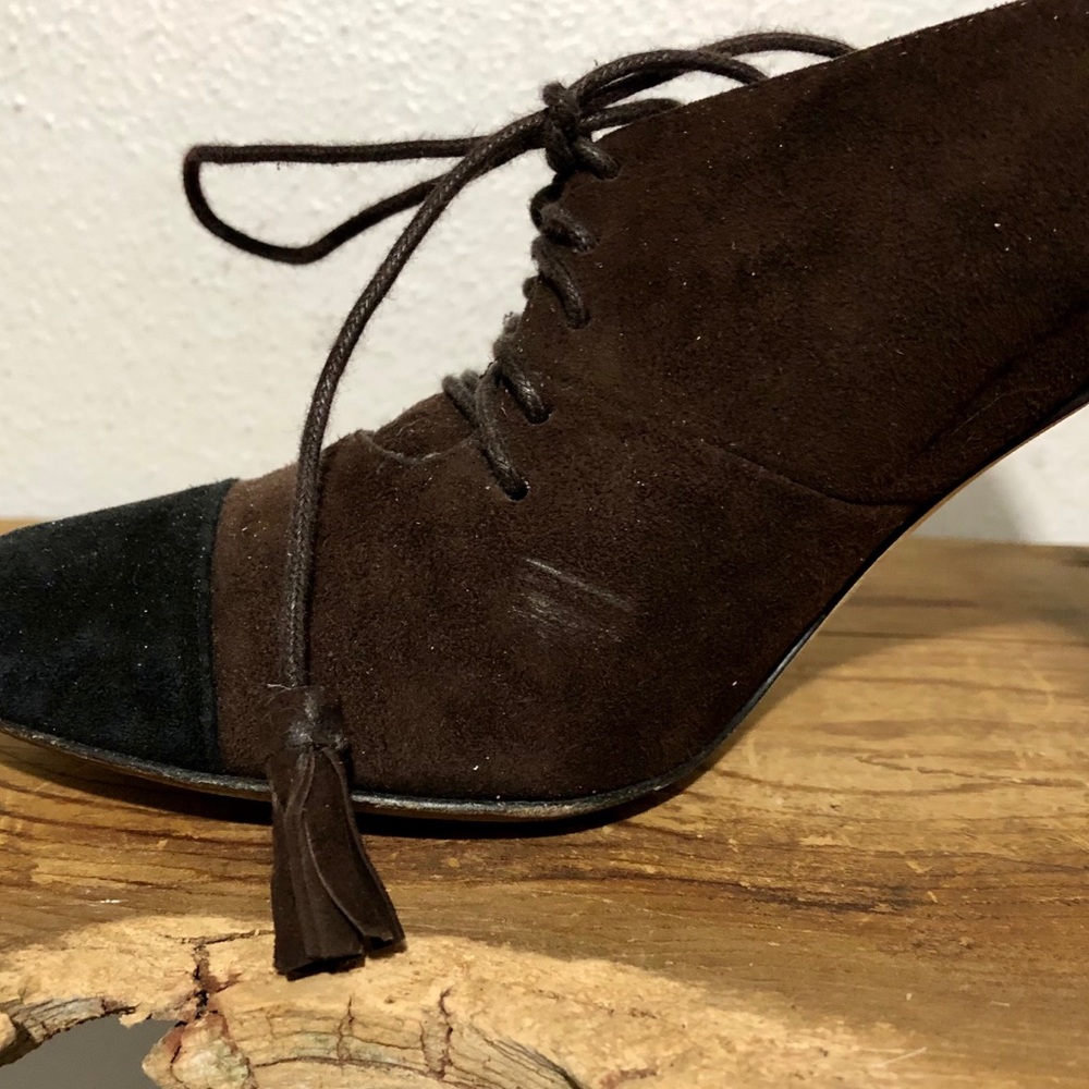 * 🎉 HP 🎉 Kate Spade | Duotone Suede Heeled Oxfords Size 6.5 - Picture 11 of 11